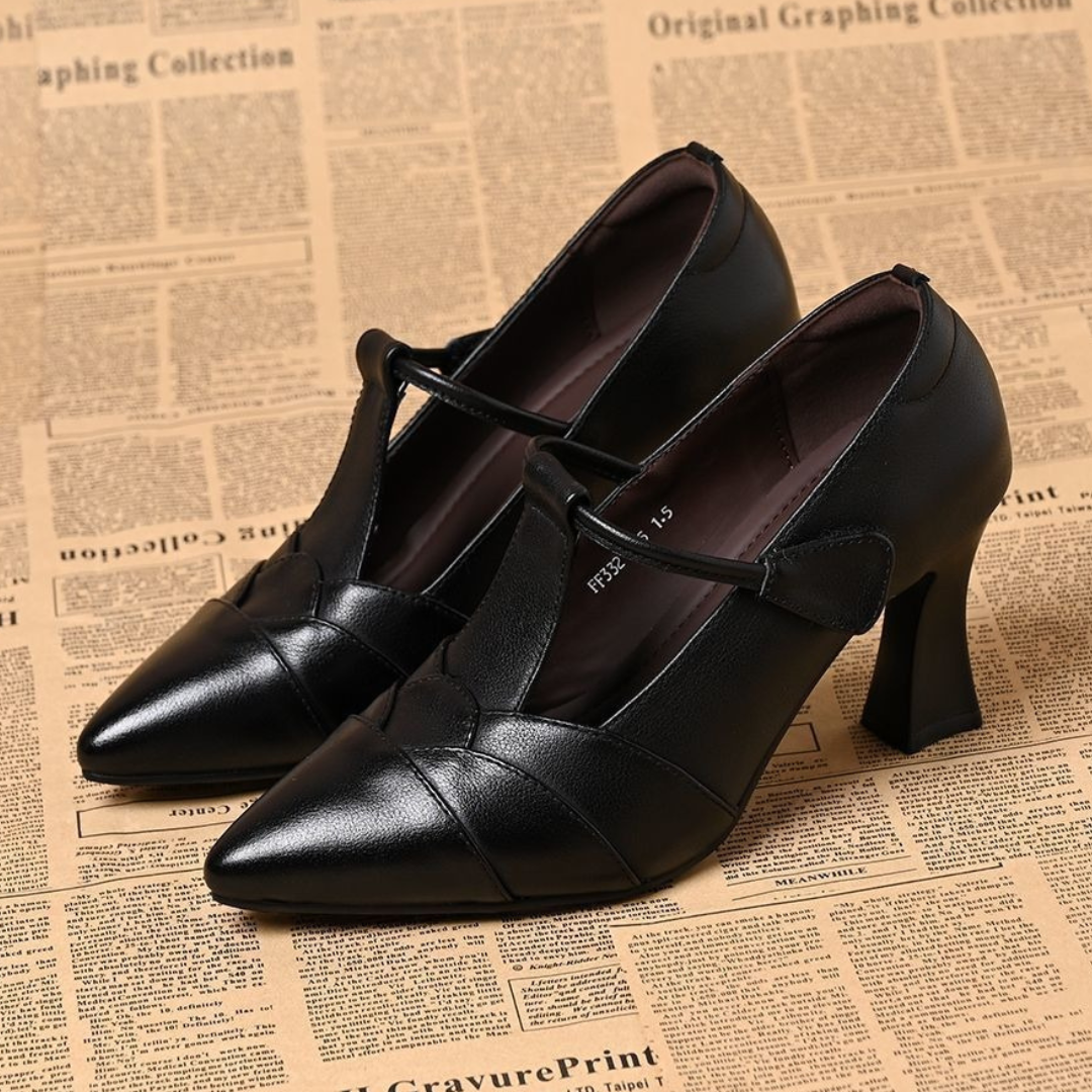 Benedita® – Sapatos Ortopédicos em Couro ⏐ Edição Premium