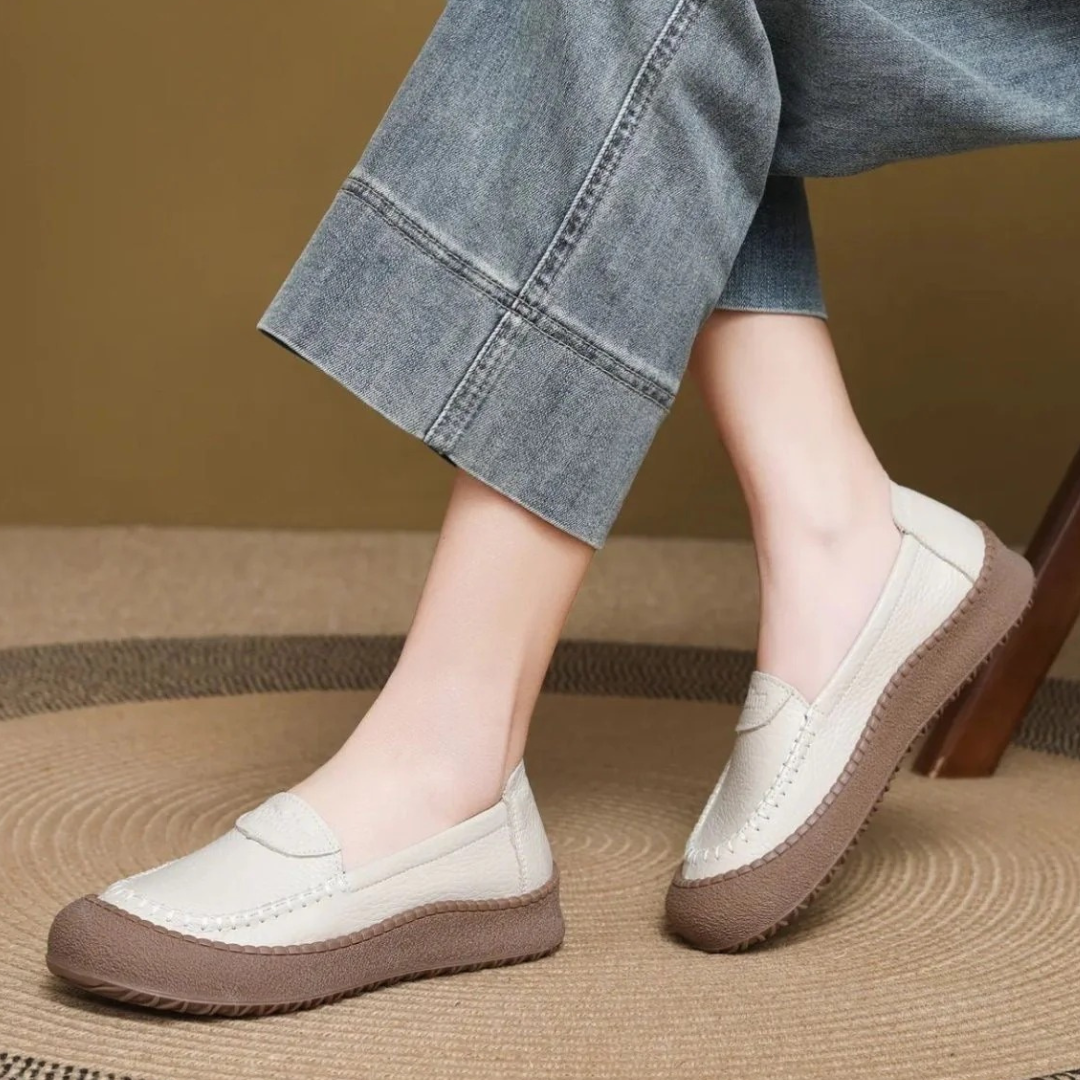 Cidália® - Sapatos Ortopédicos em Pele ⏐ Edição Premium