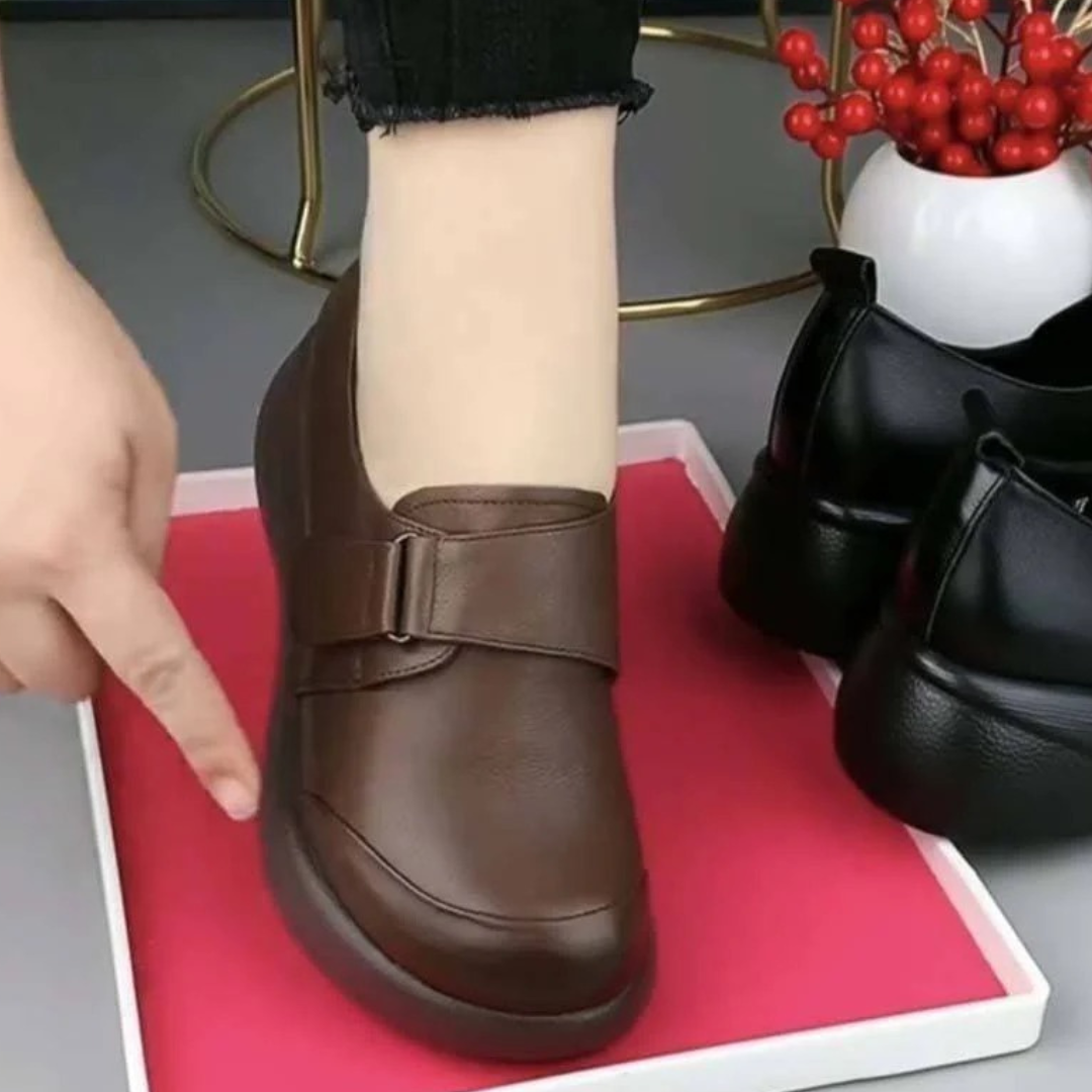 Leonor® – Sapatos Ortopédicos em Couro ⏐ Edição Premium