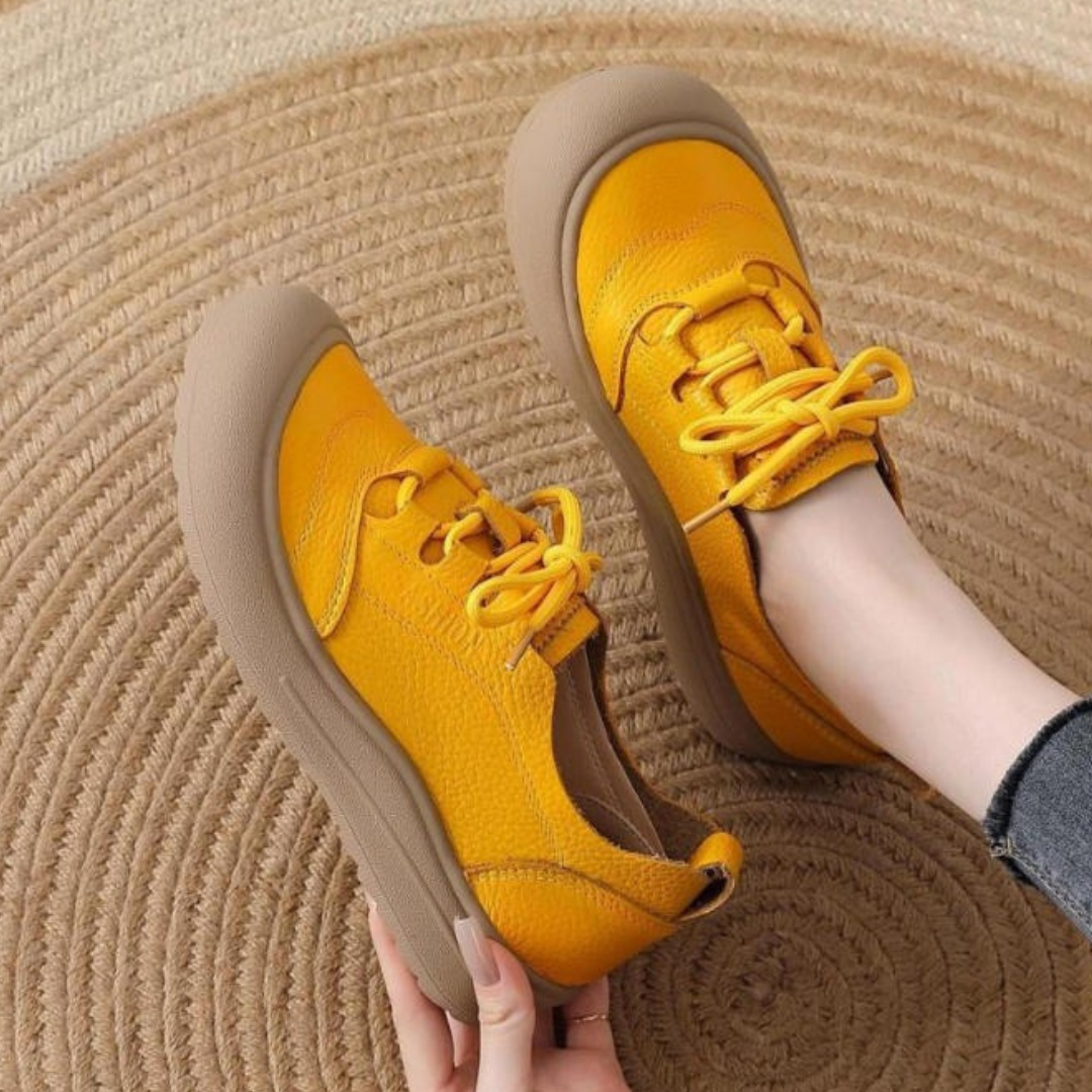 Nádia® - Sapatos Ortopédicos Casuais em Pele ⏐ Edição Premium