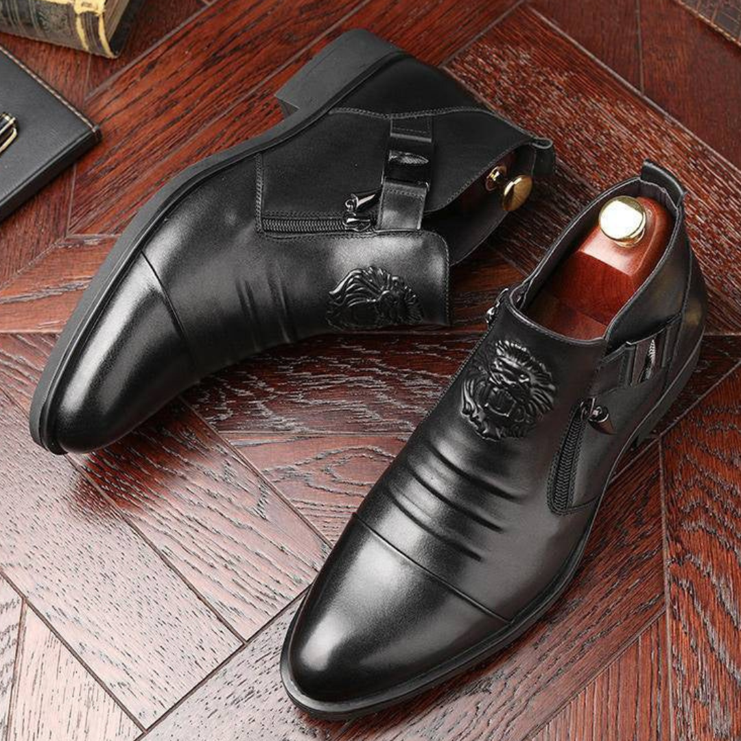 Rodrigo® – Botins Ortopédicos em Couro ⏐ Edição Premium