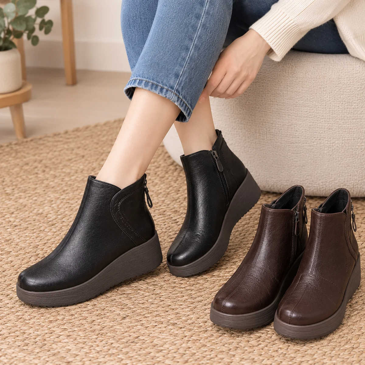 Calenia® - Botas Ortopédicas de Couro ⏐ Edição Premium