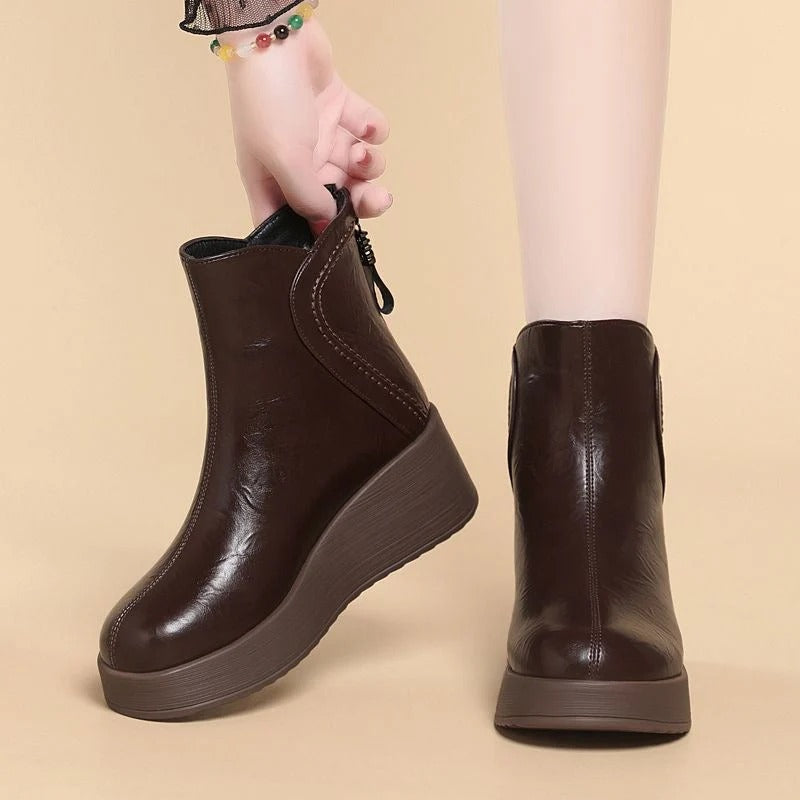 Calenia® - Botas Ortopédicas de Couro ⏐ Edição Premium