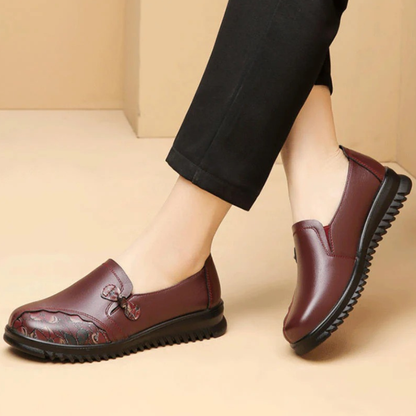 Alexandra® – Mocassins Ortopédicos em Pele ⏐ Edição Premium