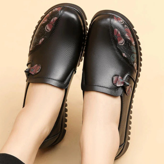 Alexandra® – Mocassins Ortopédicos em Pele ⏐ Edição Premium