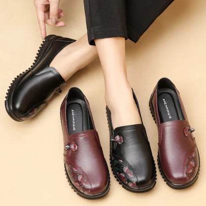 Alexandra® – Mocassins Ortopédicos em Pele ⏐ Edição Premium