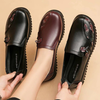 Alexandra® – Mocassins Ortopédicos em Pele ⏐ Edição Premium