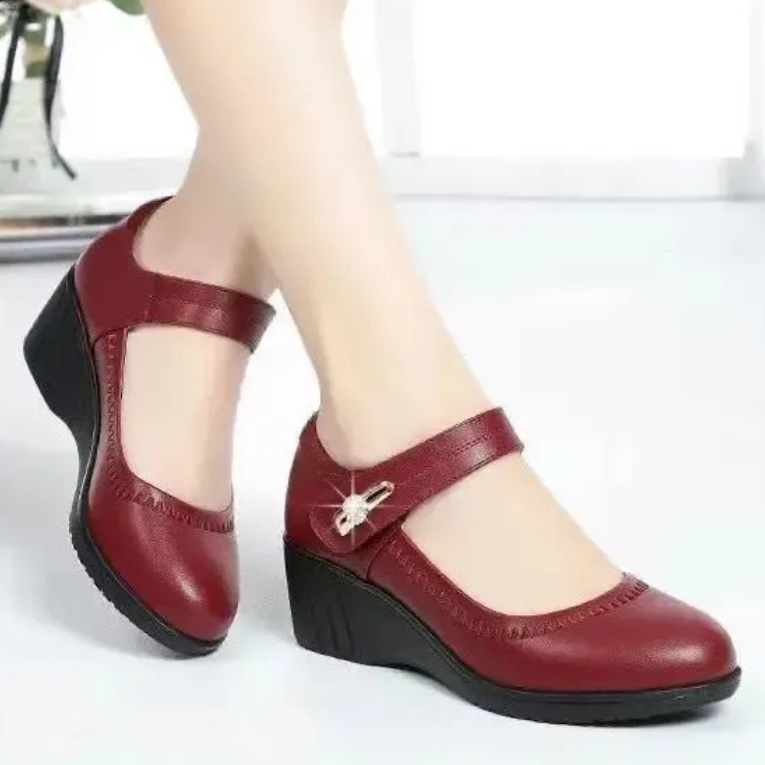 Ana® – Sapatos Ortopédicos em Couro ⏐ Edição Premium