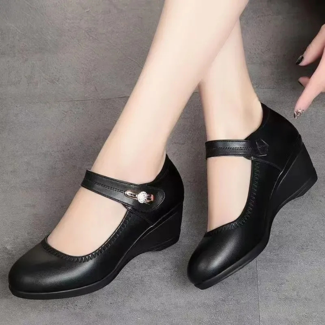 Ana® – Sapatos Ortopédicos em Couro ⏐ Edição Premium