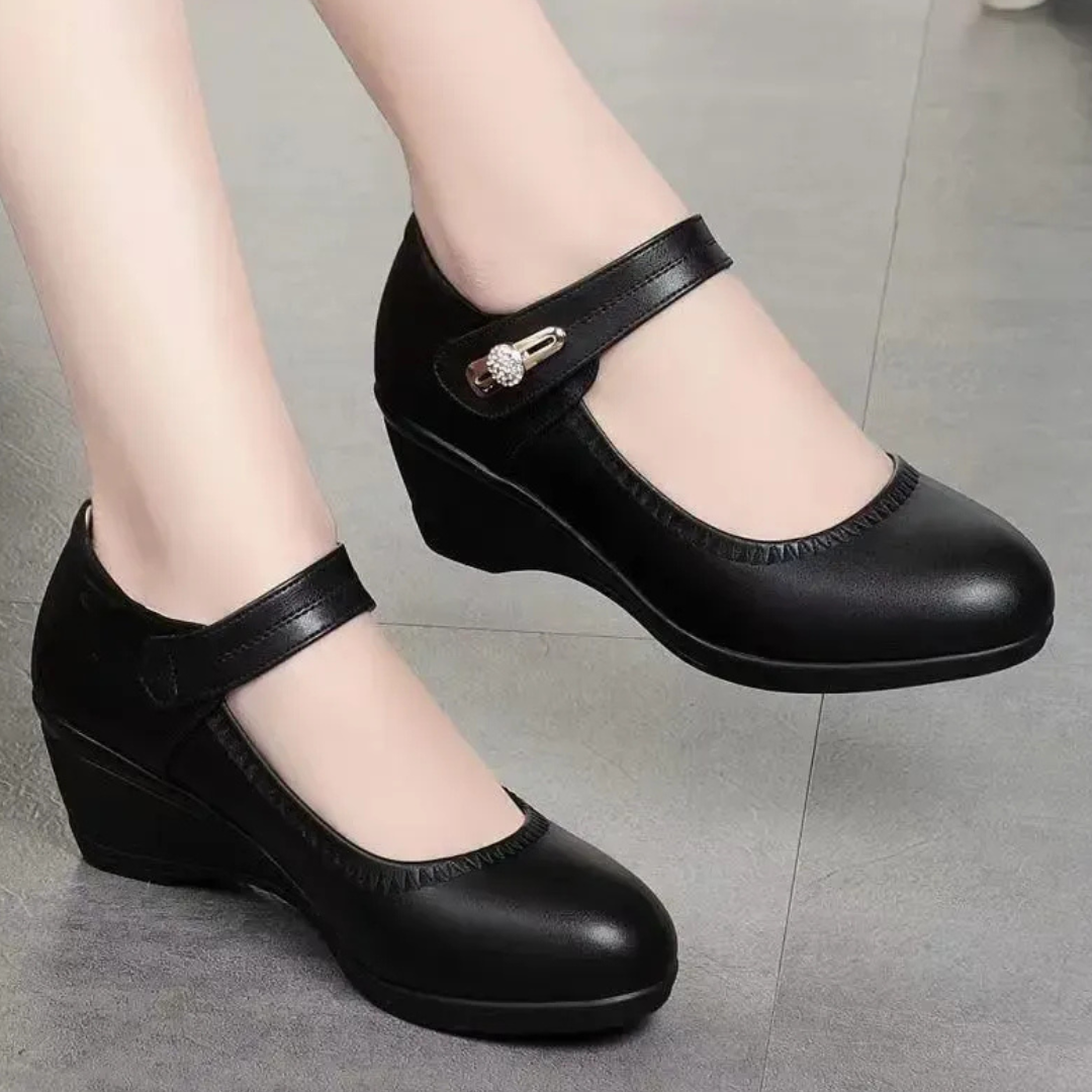 Ana® – Sapatos Ortopédicos em Couro ⏐ Edição Premium