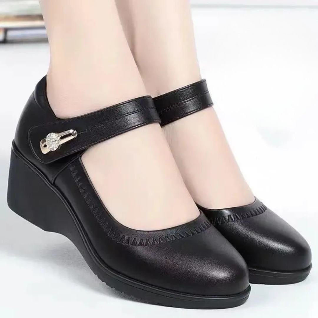 Ana® – Sapatos Ortopédicos em Couro ⏐ Edição Premium
