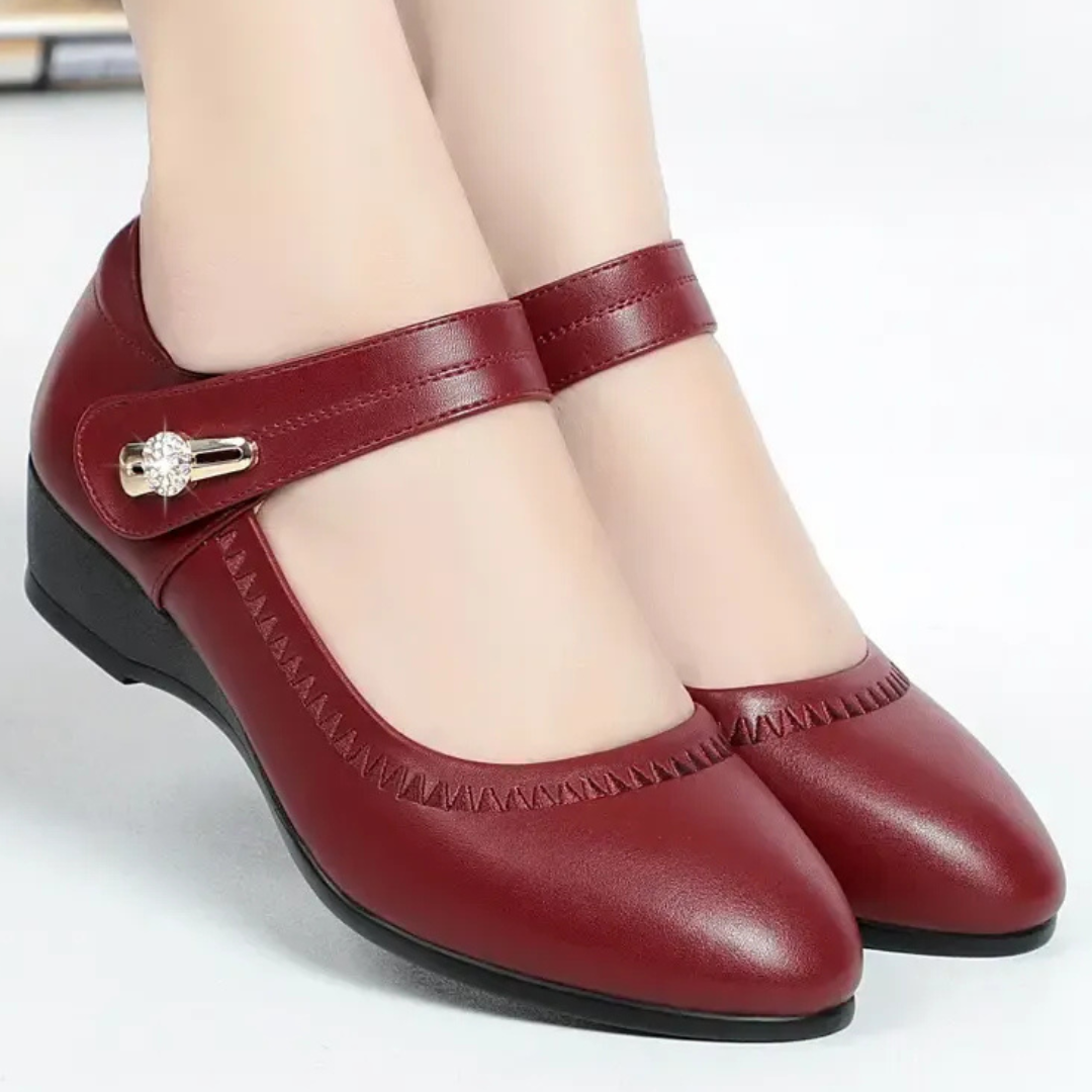 Ana® – Sapatos Ortopédicos em Couro ⏐ Edição Premium