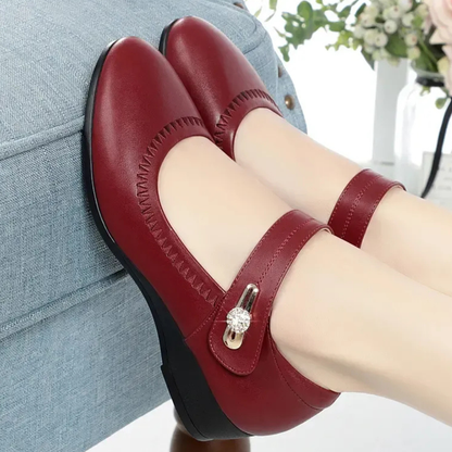 Ana® – Sapatos Ortopédicos em Couro ⏐ Edição Premium