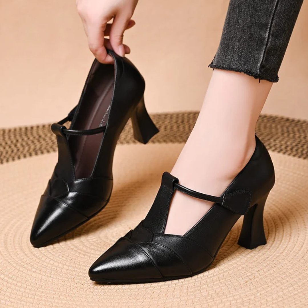 Benedita® – Sapatos Ortopédicos em Couro ⏐ Edição Premium