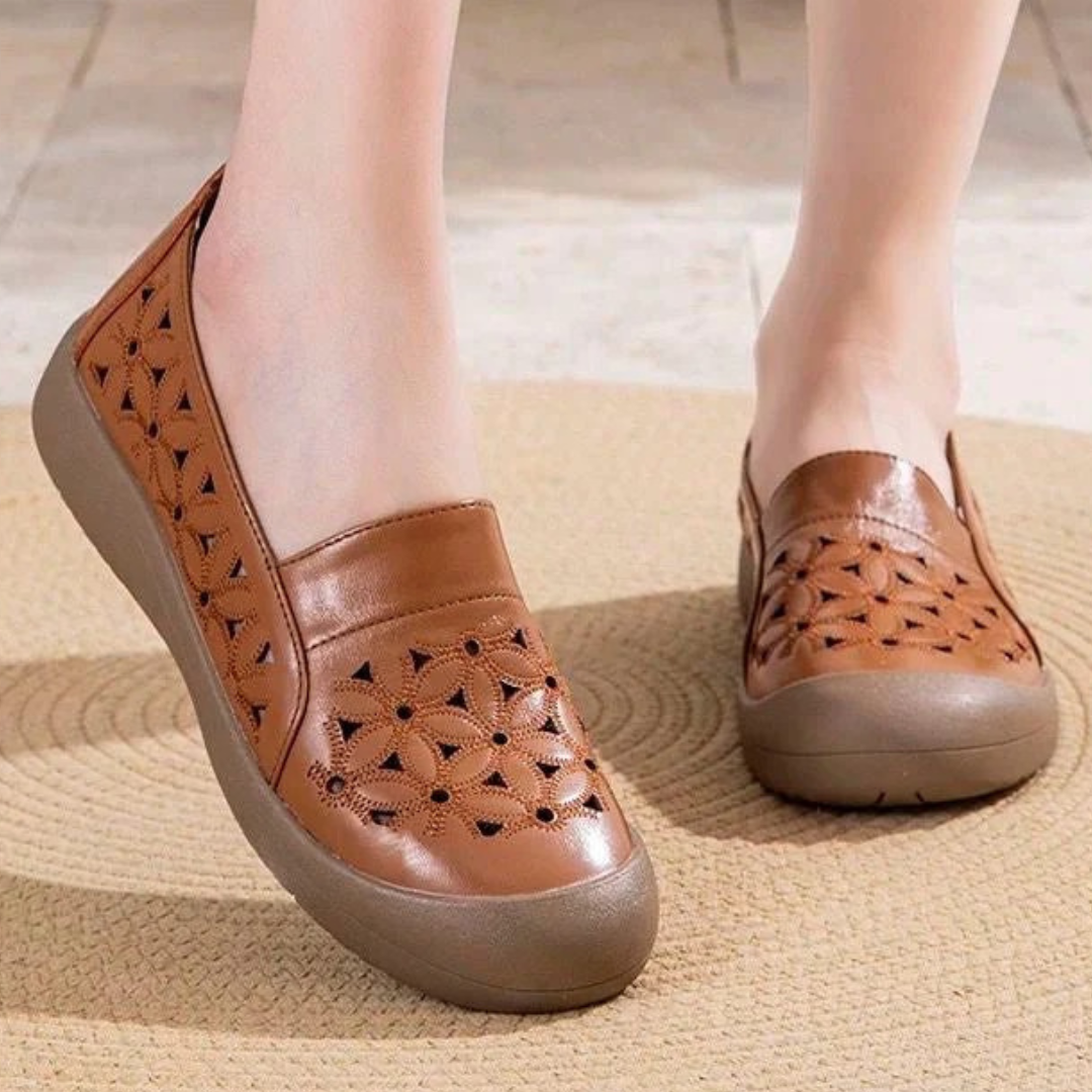 Carla® – Sapatos Ortopédicos em Pele ⏐ Edição Premium