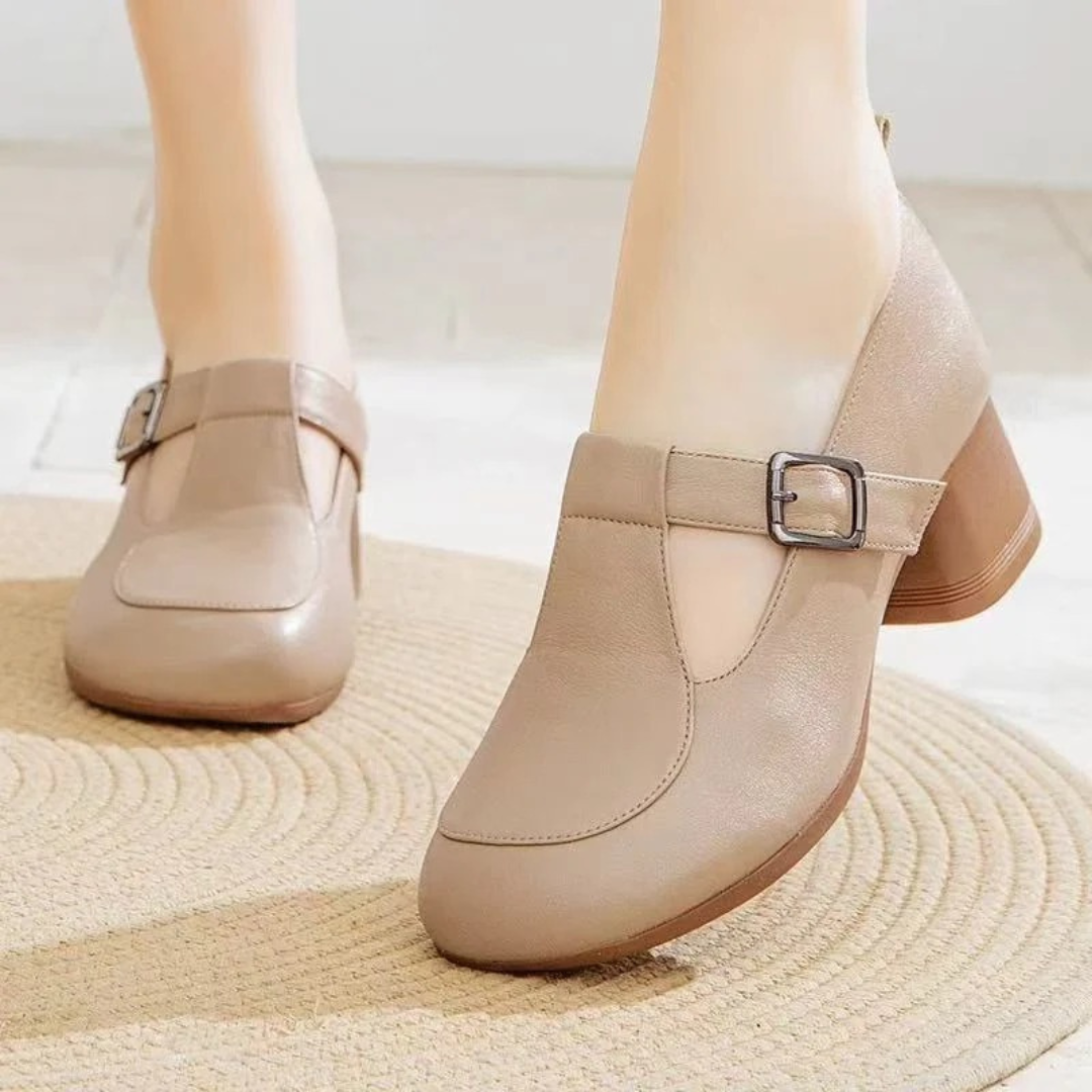 Cátia® - Sapatos Ortopédicos em Pele ⏐ Edição Premium