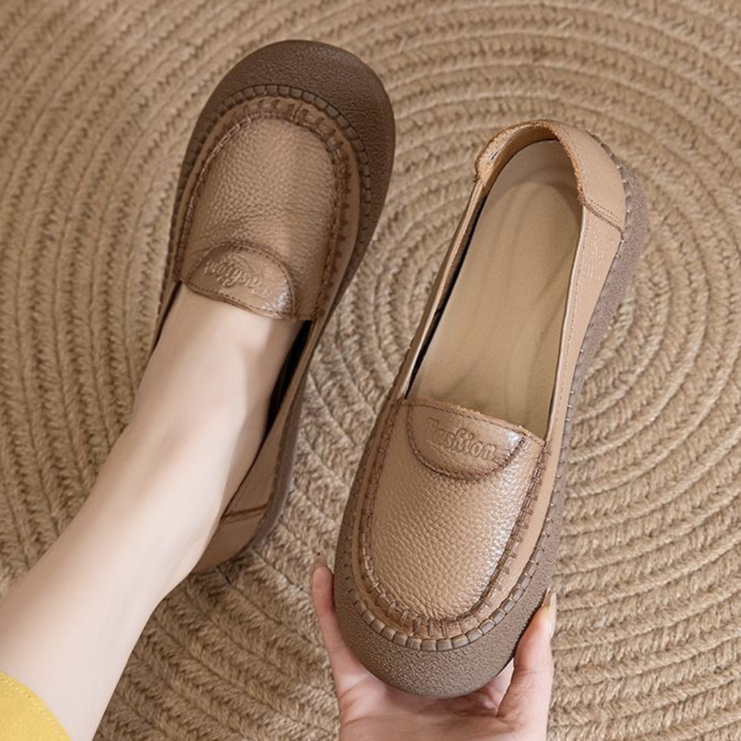 Cidália® - Sapatos Ortopédicos em Pele ⏐ Edição Premium