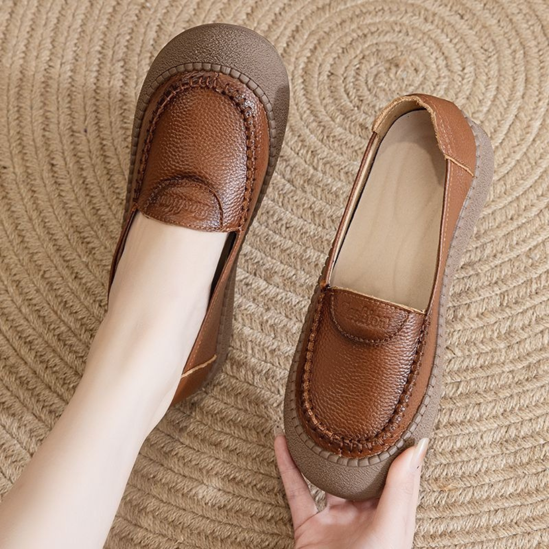 Cidália® - Sapatos Ortopédicos em Pele ⏐ Edição Premium