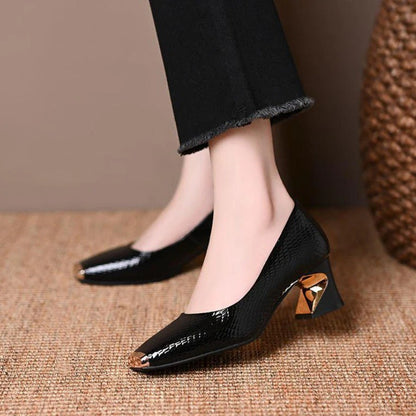 Clara® – Sapatos Ortopédicos Elegantes em Pele ⏐ Edição Premium
