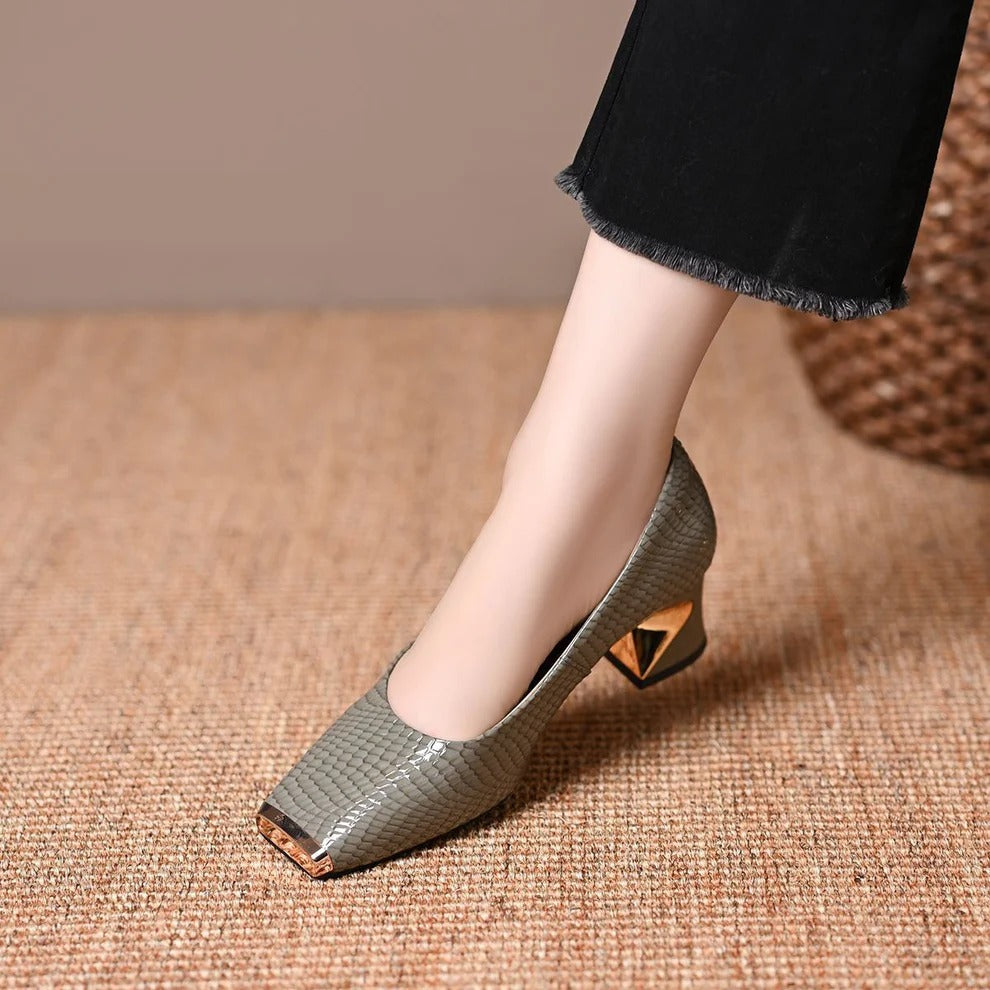 Clara® – Sapatos Ortopédicos Elegantes em Pele ⏐ Edição Premium