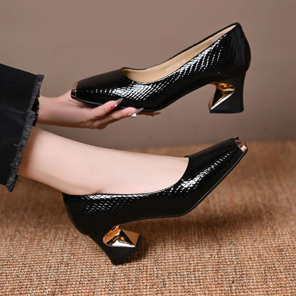 Clara® – Sapatos Ortopédicos Elegantes em Pele ⏐ Edição Premium