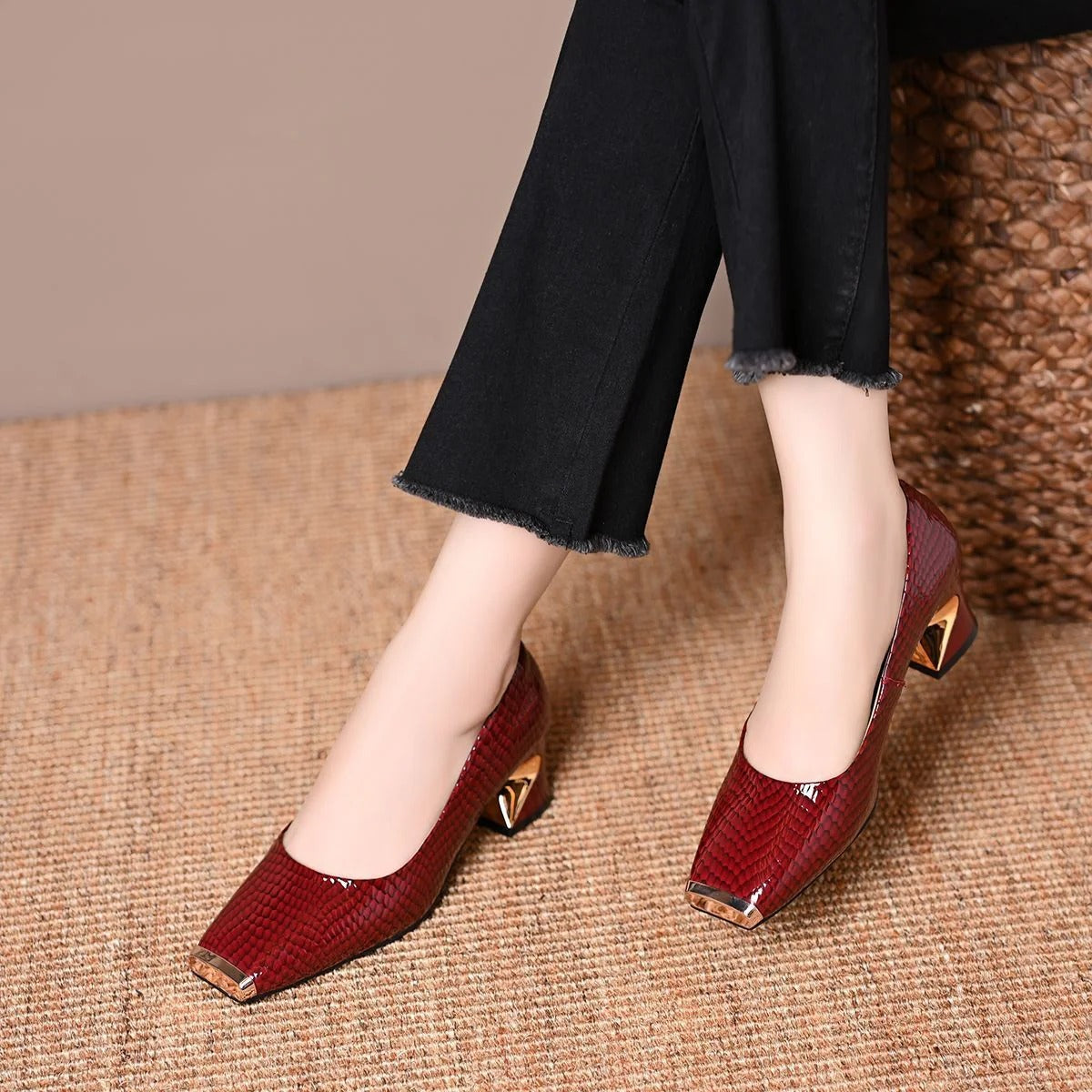 Clara® – Sapatos Ortopédicos Elegantes em Pele ⏐ Edição Premium