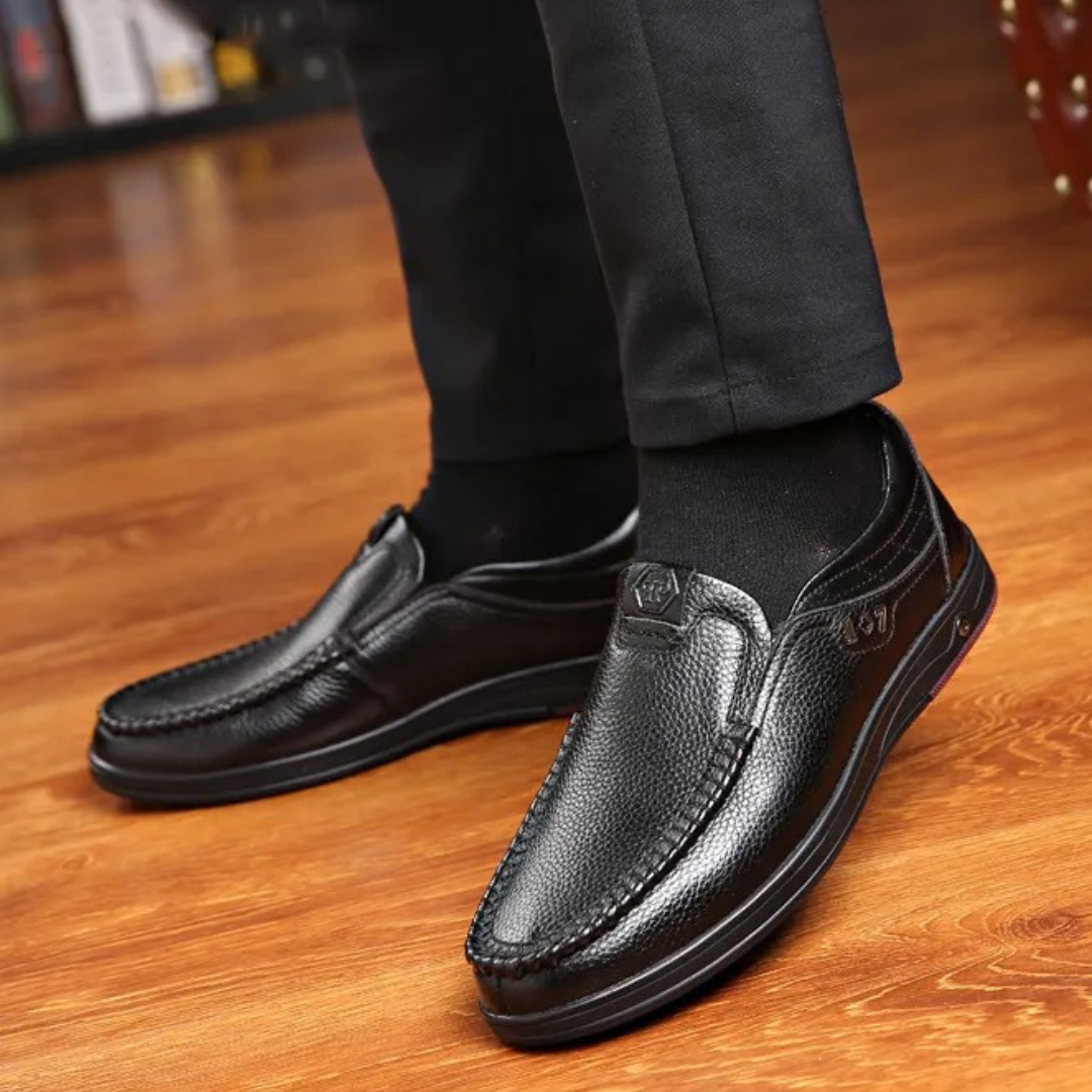 Cláudio® - Mocassins Ortopédicos em Couro ⏐ Edição Premium