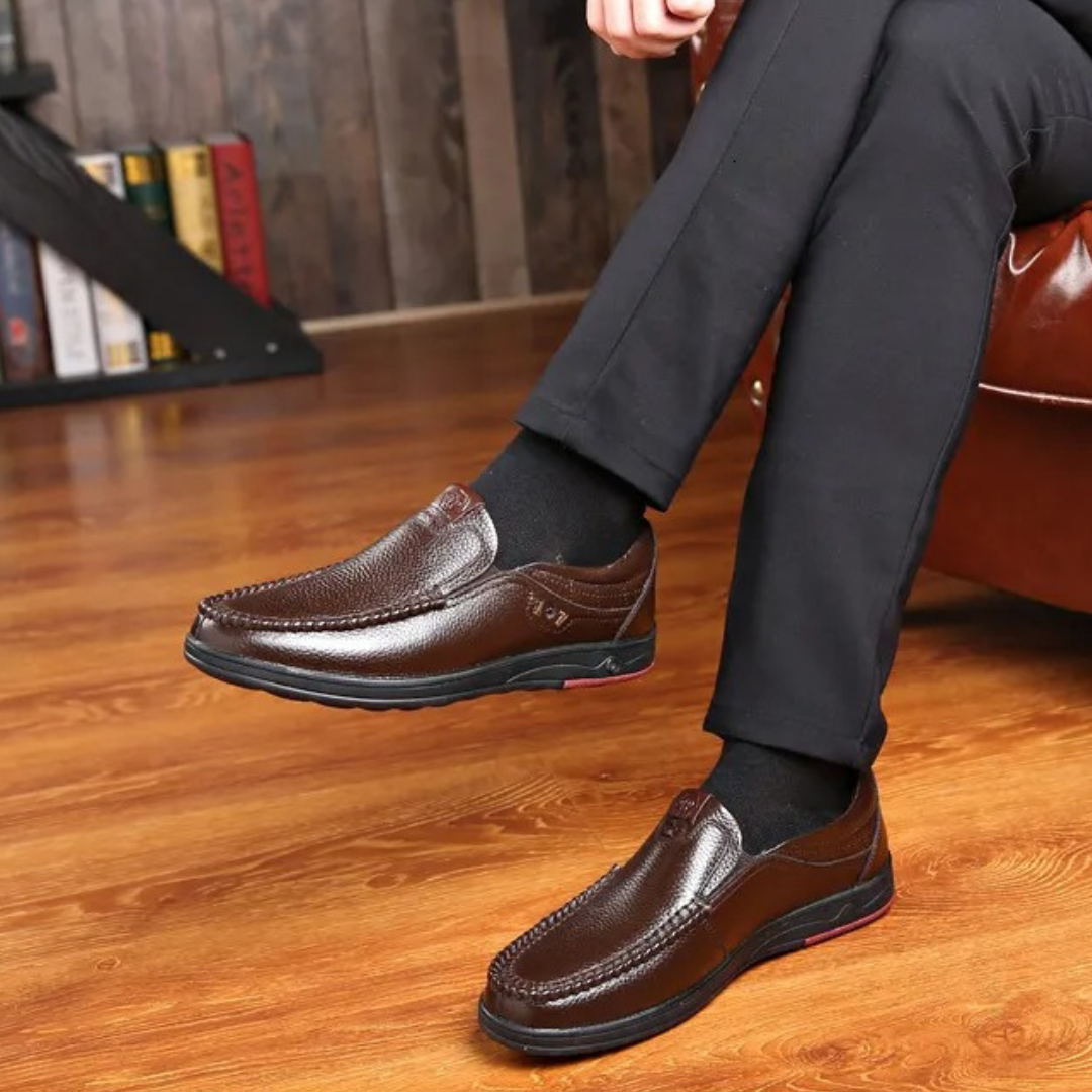Cláudio® - Mocassins Ortopédicos em Couro ⏐ Edição Premium