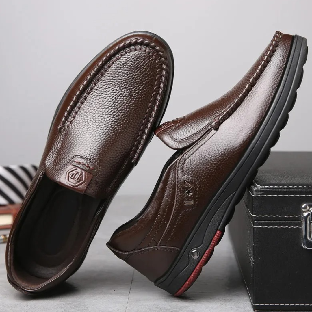 Cláudio® - Mocassins Ortopédicos em Couro ⏐ Edição Premium
