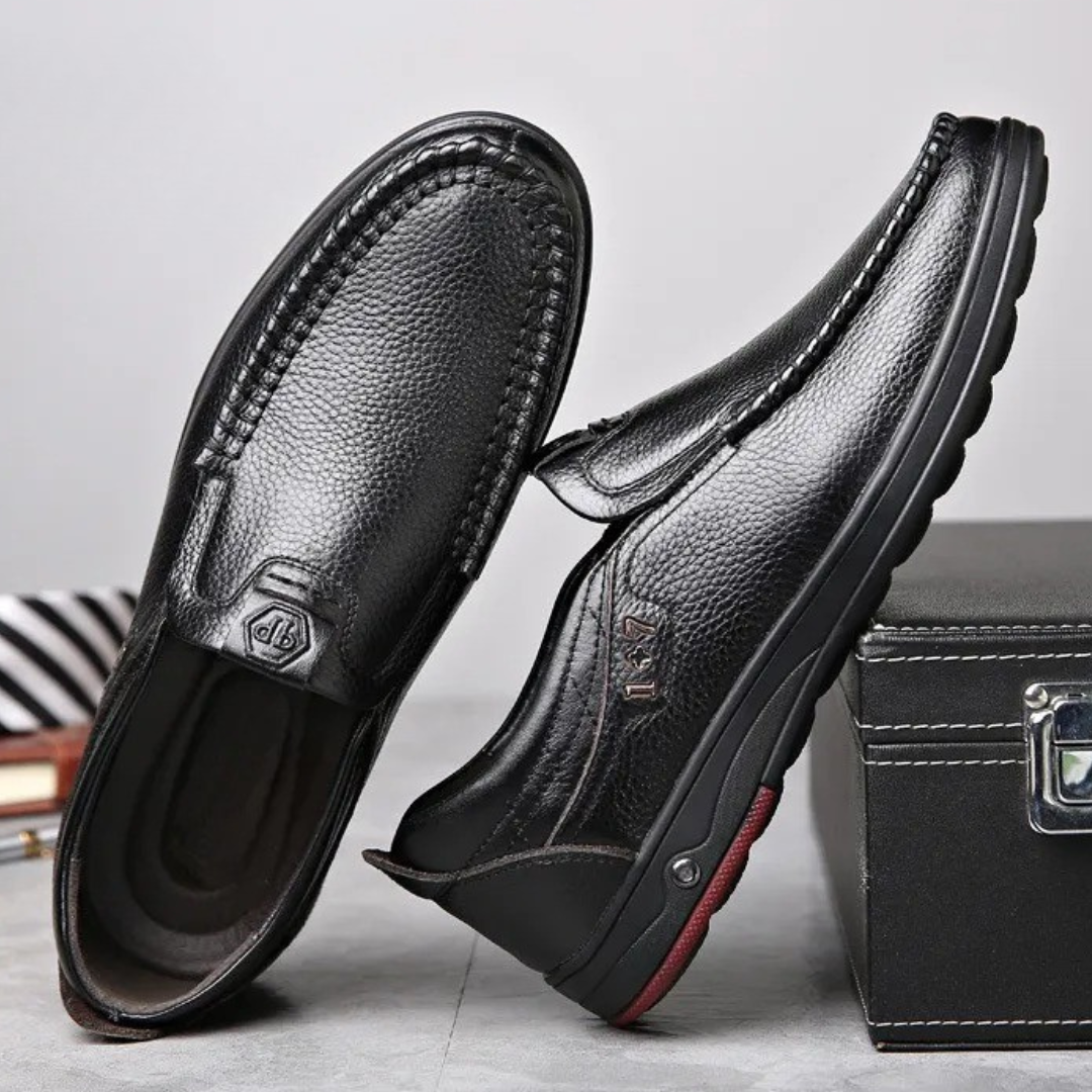 Cláudio® - Mocassins Ortopédicos em Couro ⏐ Edição Premium
