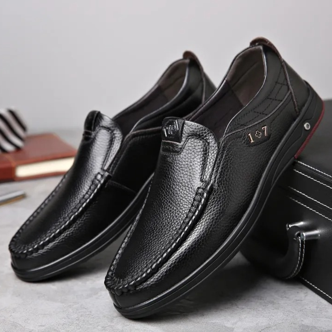 Cláudio® - Mocassins Ortopédicos em Couro ⏐ Edição Premium