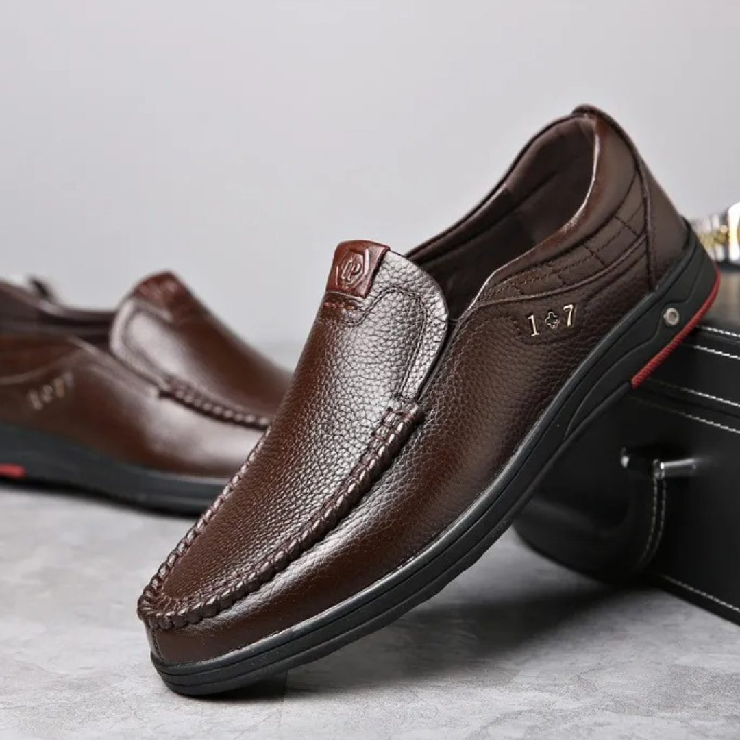 Cláudio® - Mocassins Ortopédicos em Couro ⏐ Edição Premium