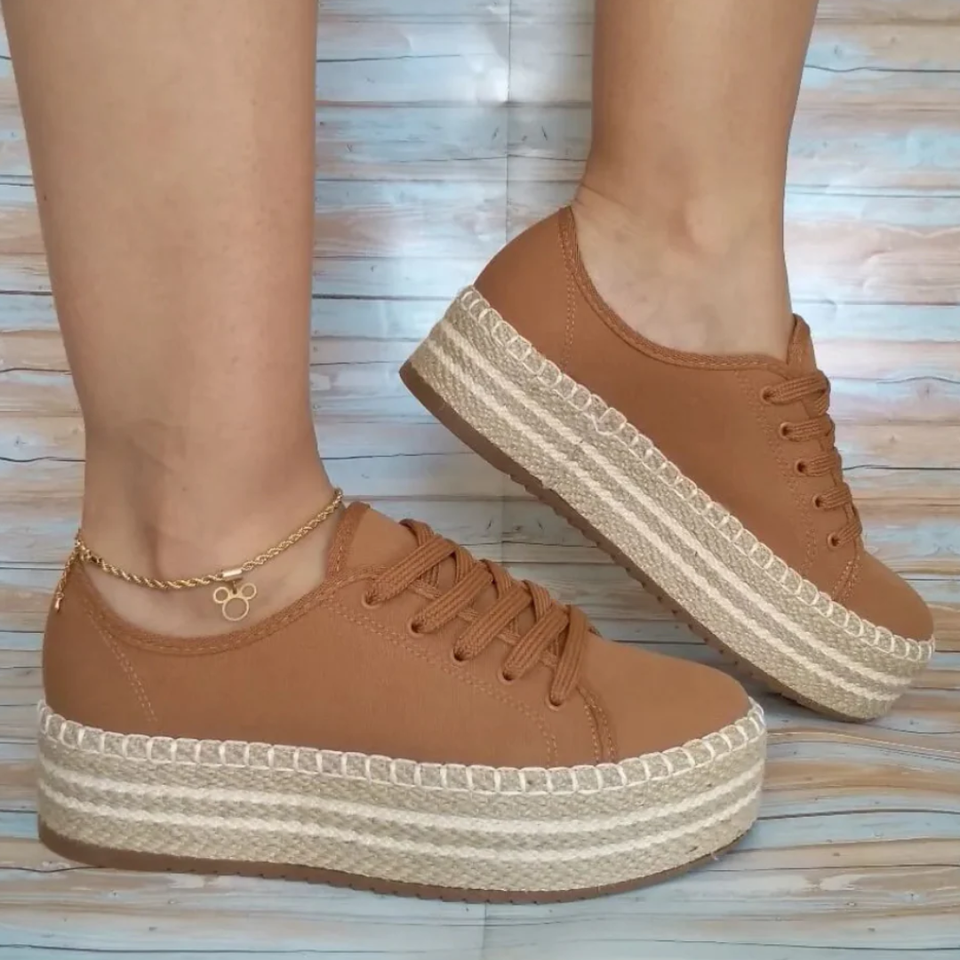 Gabriela® – Mocassins Ortopédicos de Plataforma ⏐ Edição Premium