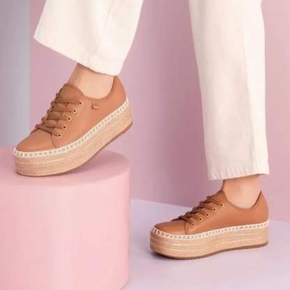 Gabriela® – Mocassins Ortopédicos de Plataforma ⏐ Edição Premium