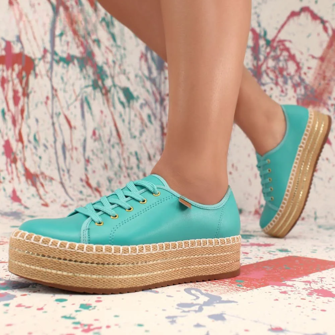 Gabriela® – Mocassins Ortopédicos de Plataforma ⏐ Edição Premium