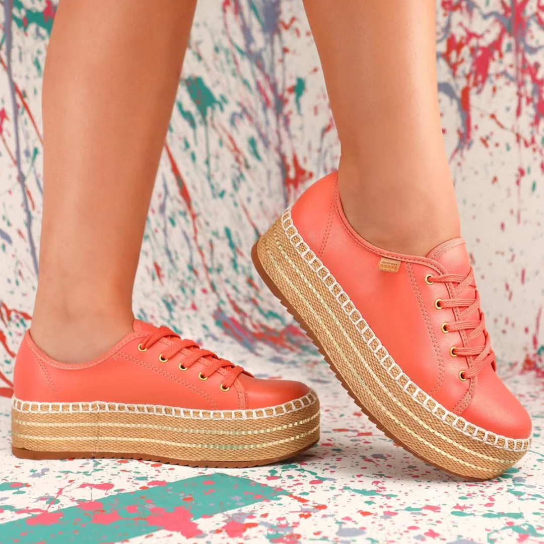 Gabriela® – Mocassins Ortopédicos de Plataforma ⏐ Edição Premium