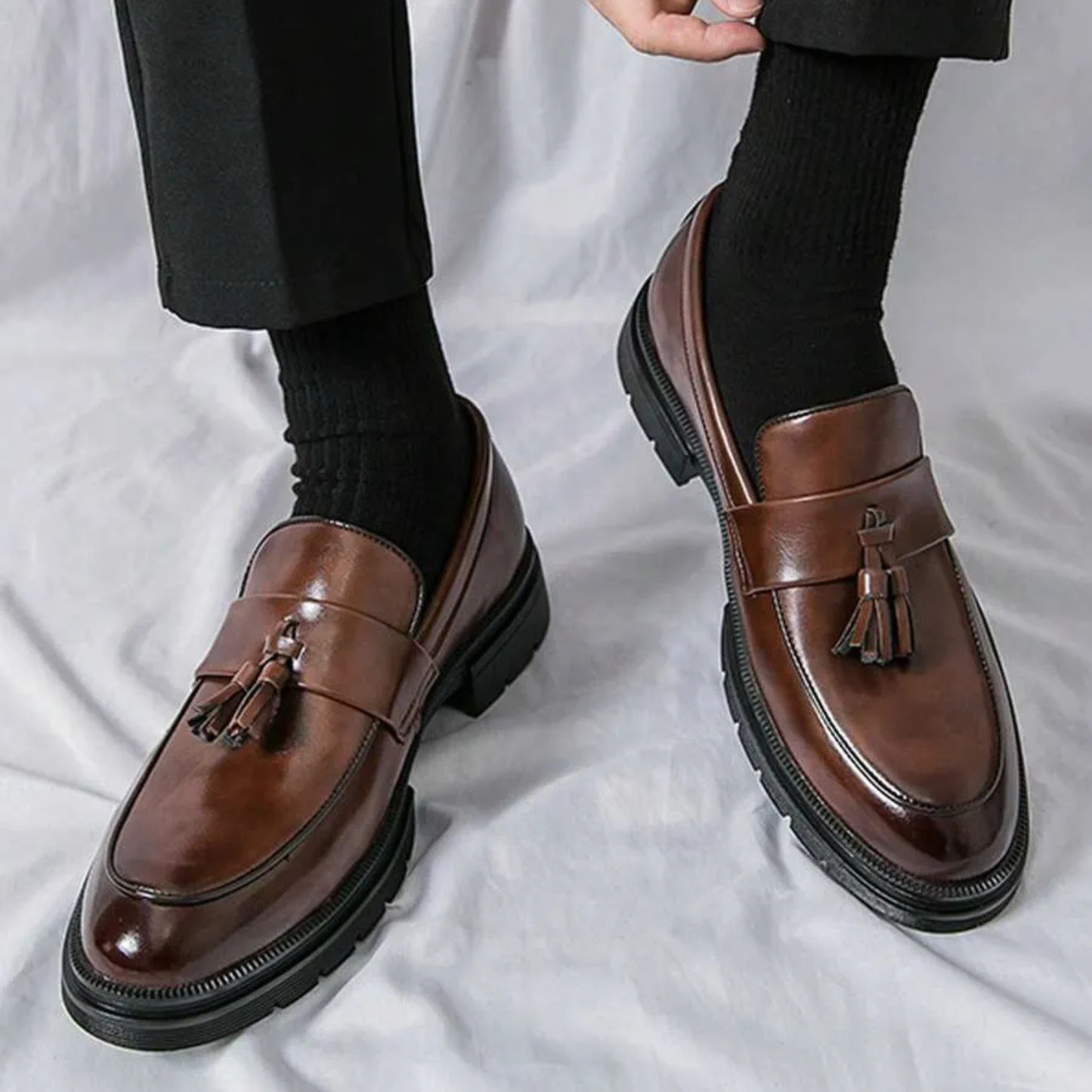Inácio® - Mocassins Ortopédicos em Couro ⏐ Edição Premium