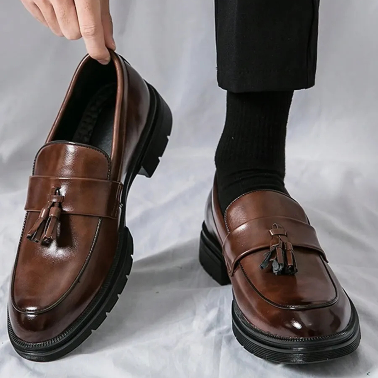 Inácio® - Mocassins Ortopédicos em Couro ⏐ Edição Premium
