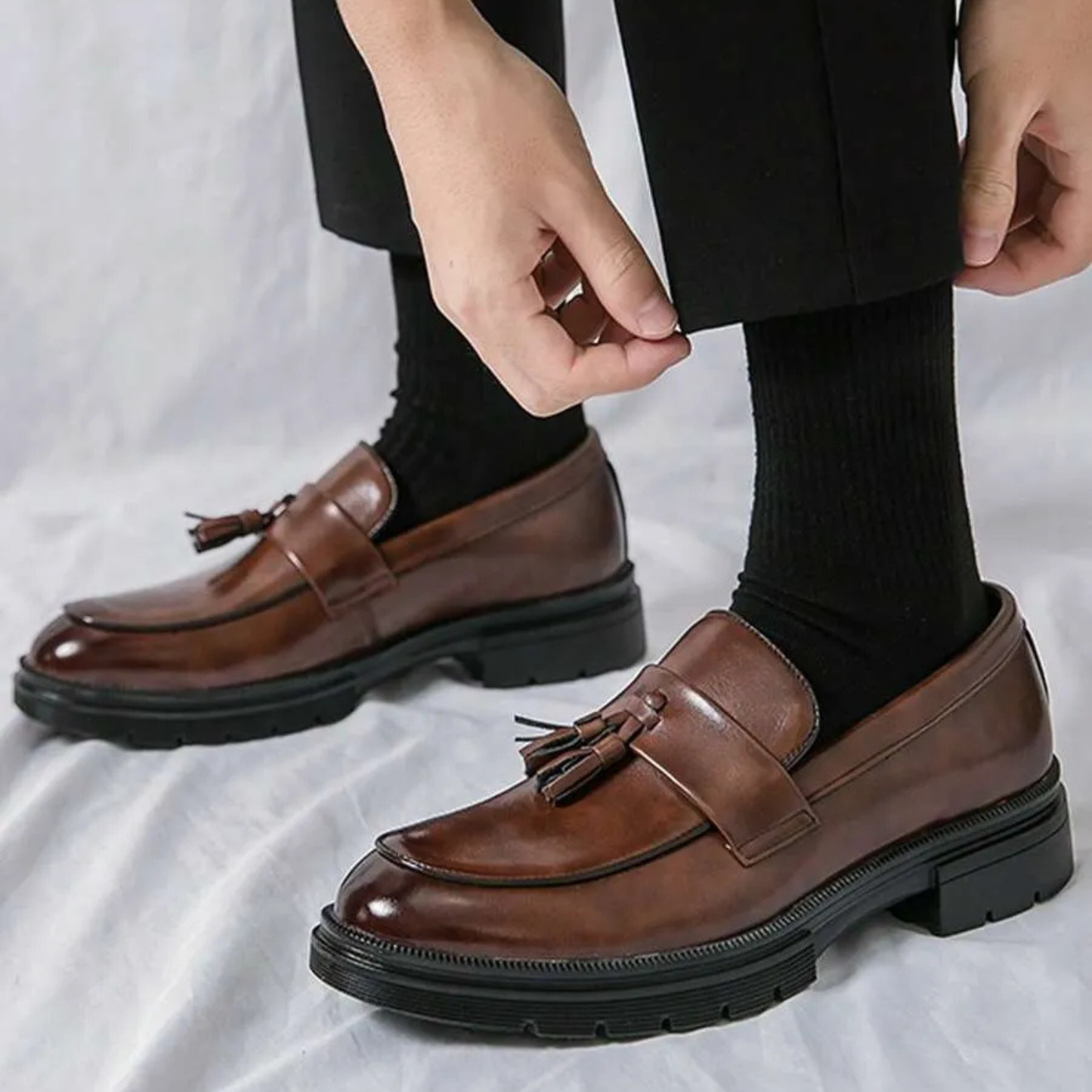 Inácio® - Mocassins Ortopédicos em Couro ⏐ Edição Premium
