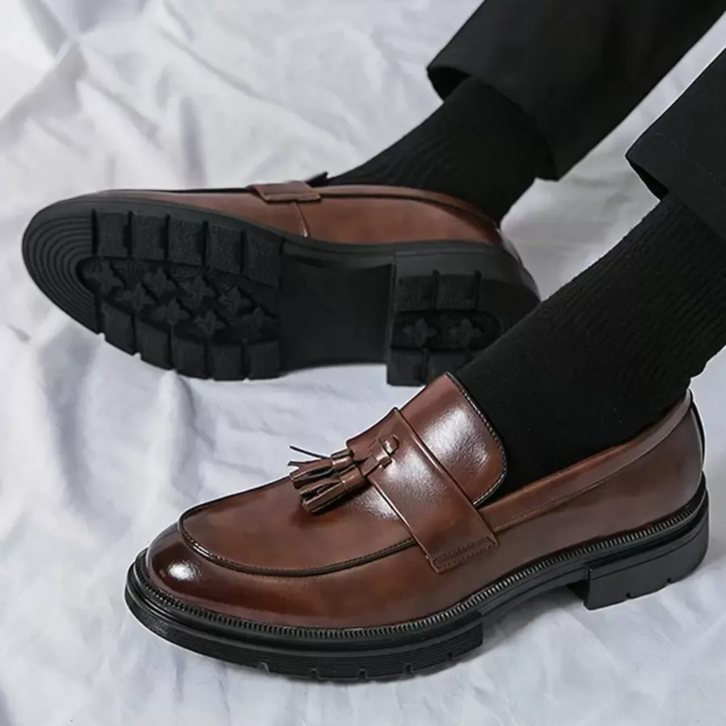 Inácio® - Mocassins Ortopédicos em Couro ⏐ Edição Premium