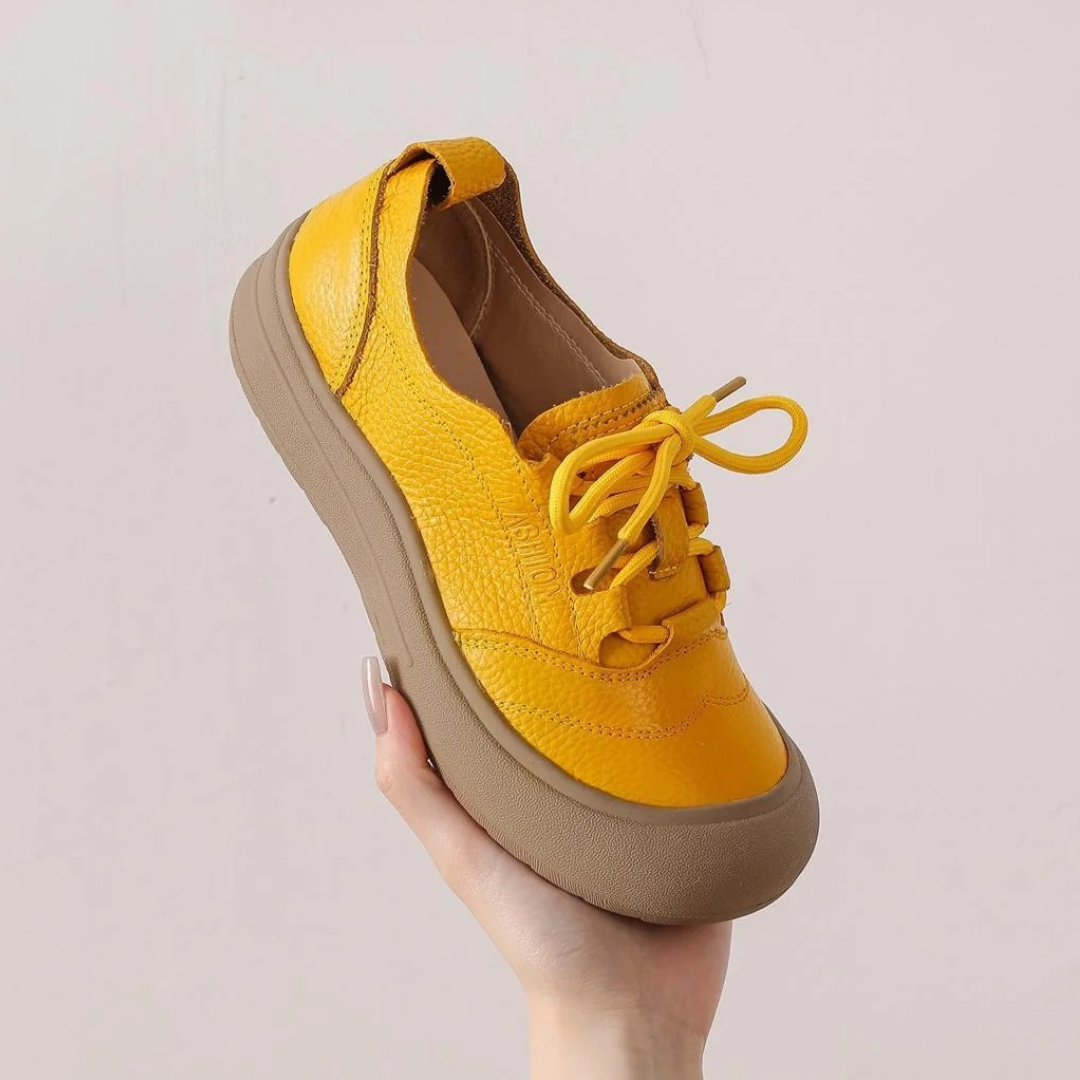Nádia® - Sapatos Ortopédicos Casuais em Pele ⏐ Edição Premium