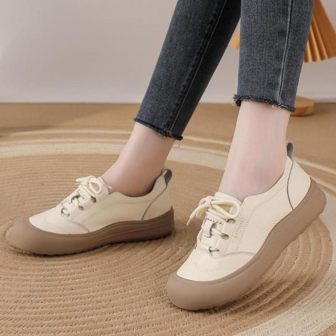 Nádia® - Sapatos Ortopédicos Casuais em Pele ⏐ Edição Premium