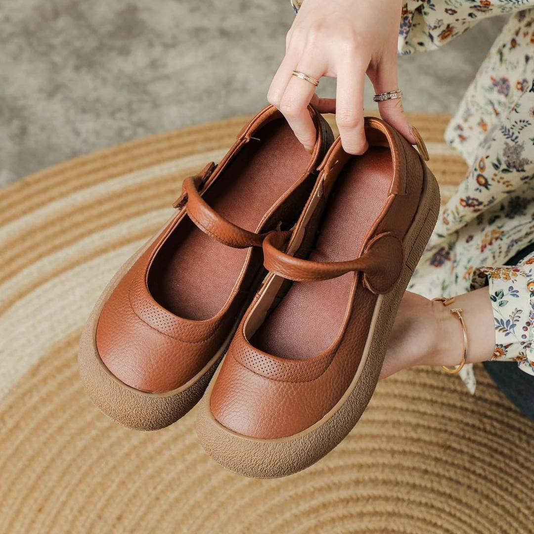 Raquel® – Sapatos Ortopédicos em Pele ⏐ Edição Premium