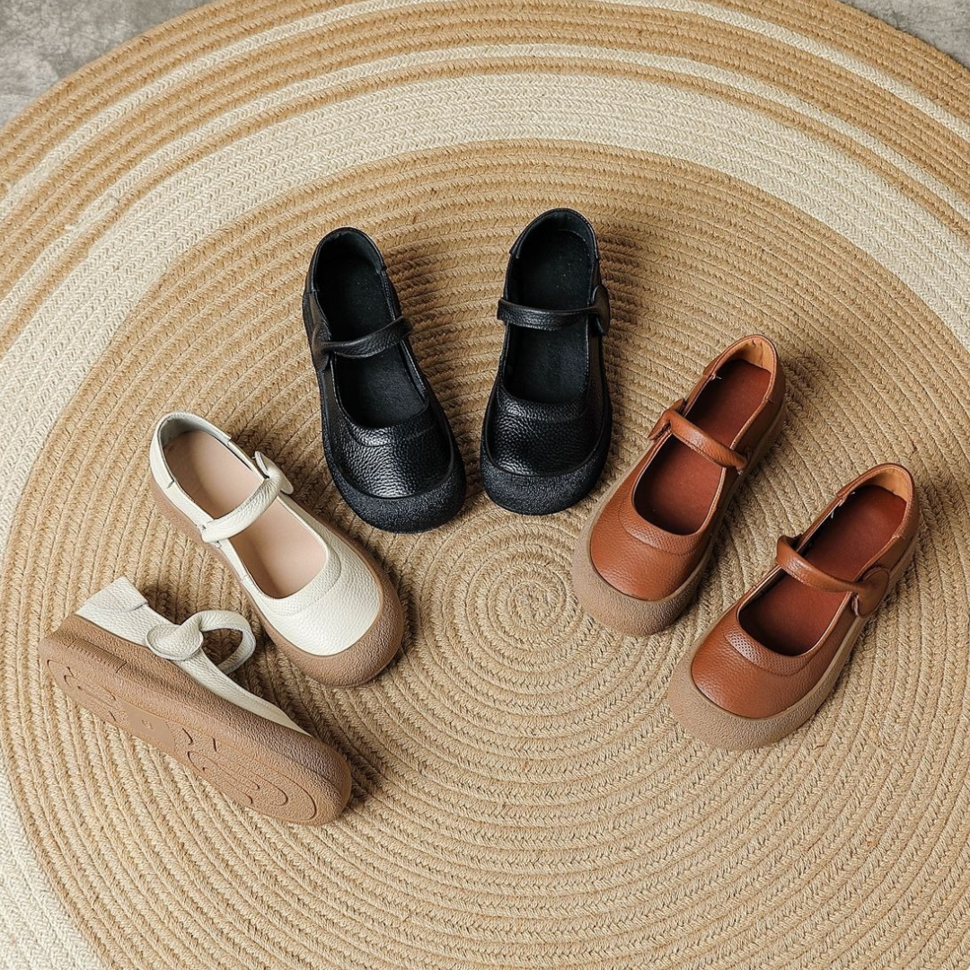 Raquel® – Sapatos Ortopédicos em Pele ⏐ Edição Premium