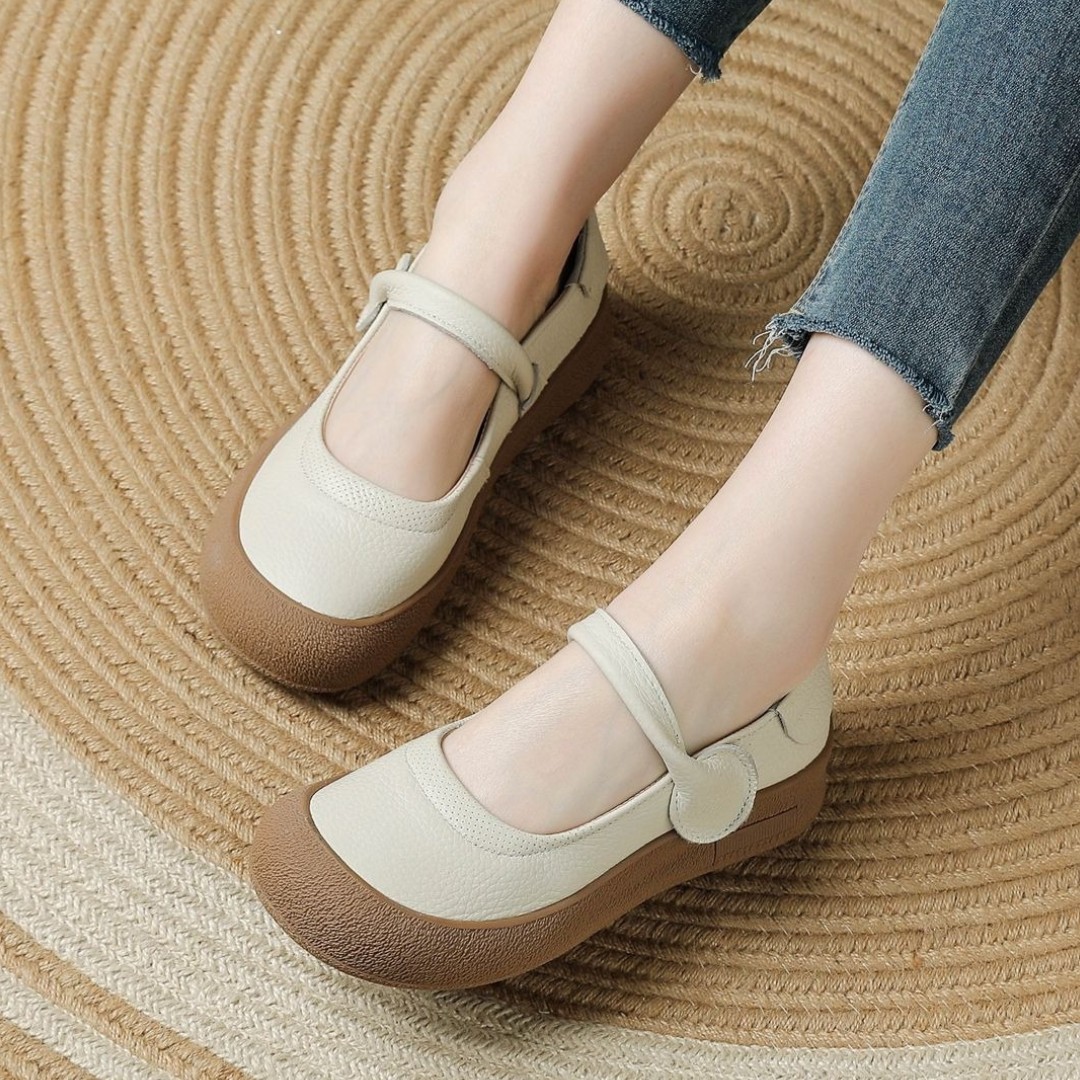 Raquel® – Sapatos Ortopédicos em Pele ⏐ Edição Premium