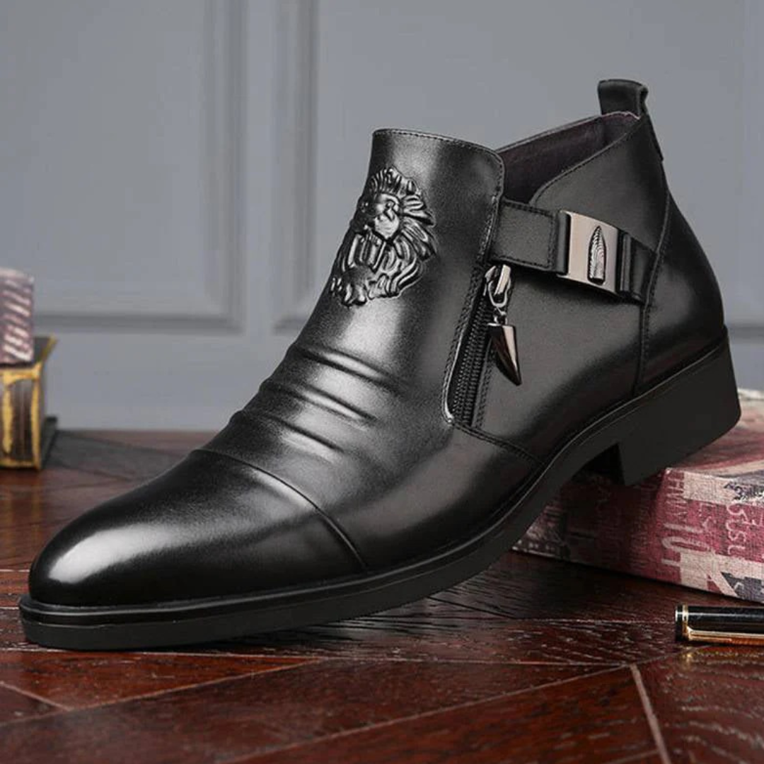 Rodrigo® – Botins Ortopédicos em Couro ⏐ Edição Premium
