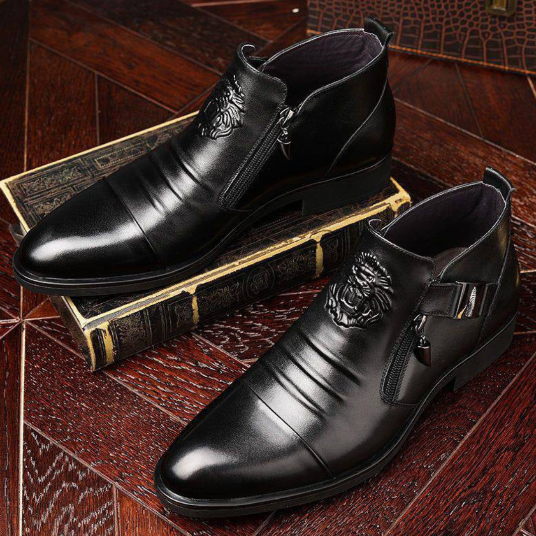 Rodrigo® – Botins Ortopédicos em Couro ⏐ Edição Premium