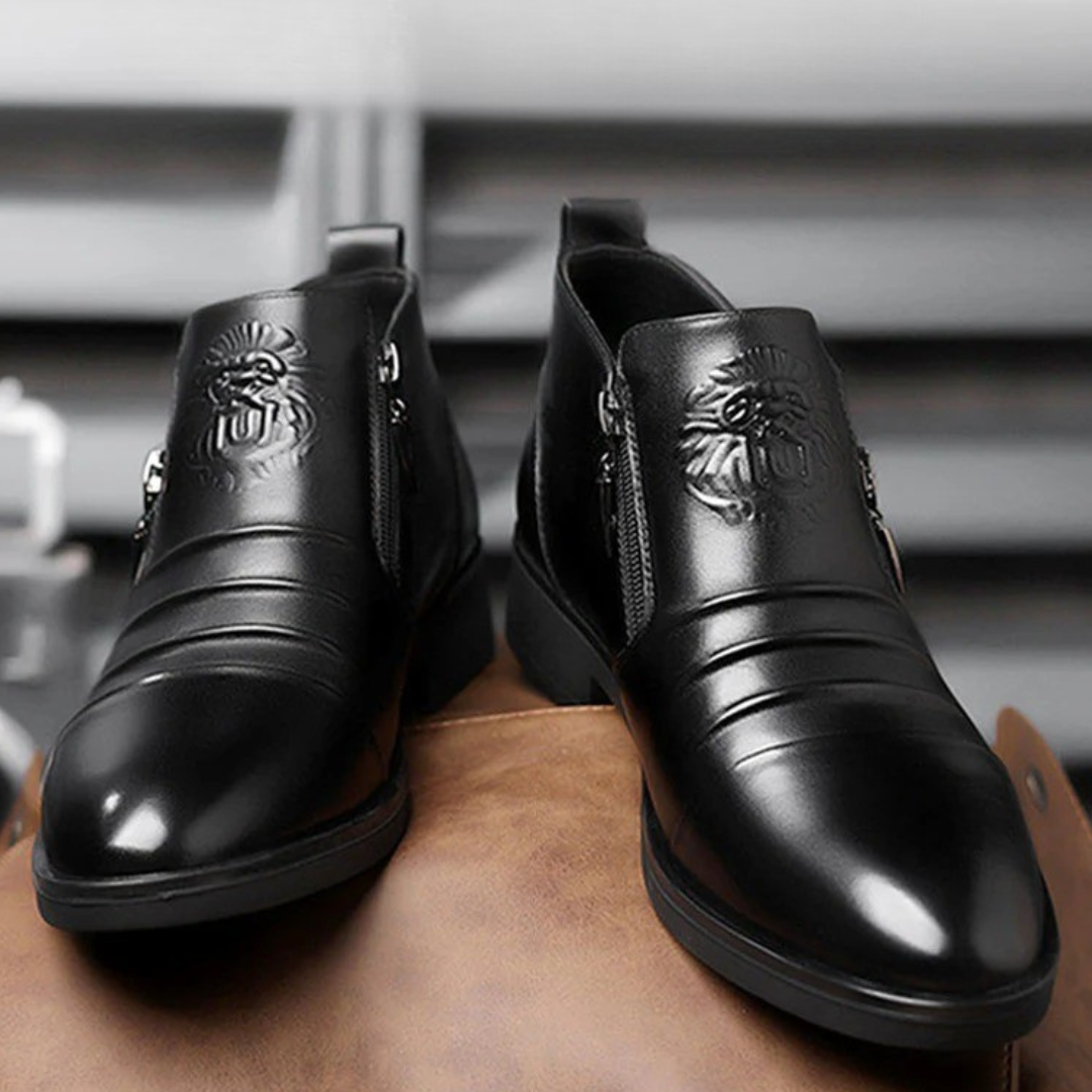 Rodrigo® – Botins Ortopédicos em Couro ⏐ Edição Premium