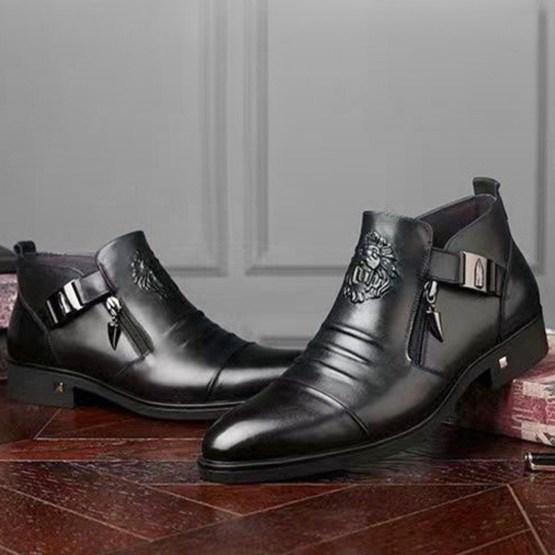 Rodrigo® – Botins Ortopédicos em Couro ⏐ Edição Premium