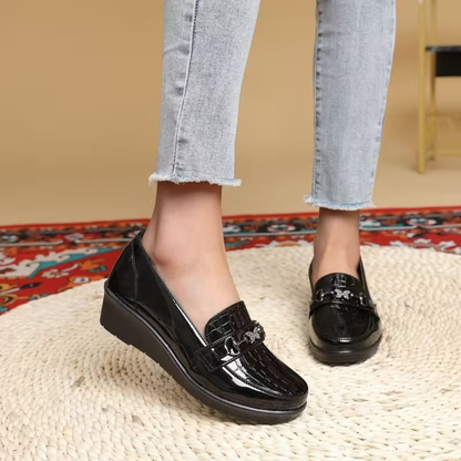 Tatiana® – Mocassins Ortopédicos em Pele ⏐ Edição Premium